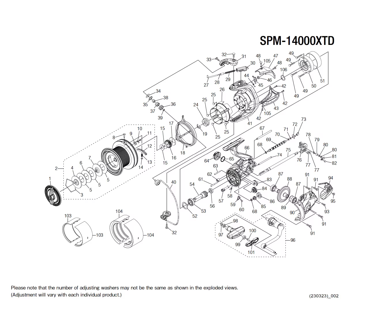 Pièces détachées Speedmaster 14000 XTD