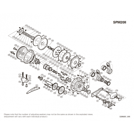 Despiece Carrete Speedmaster ll 20lb Diestro
