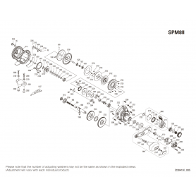 Pezzi di ricambio per Speedmaster ll 8lb destro