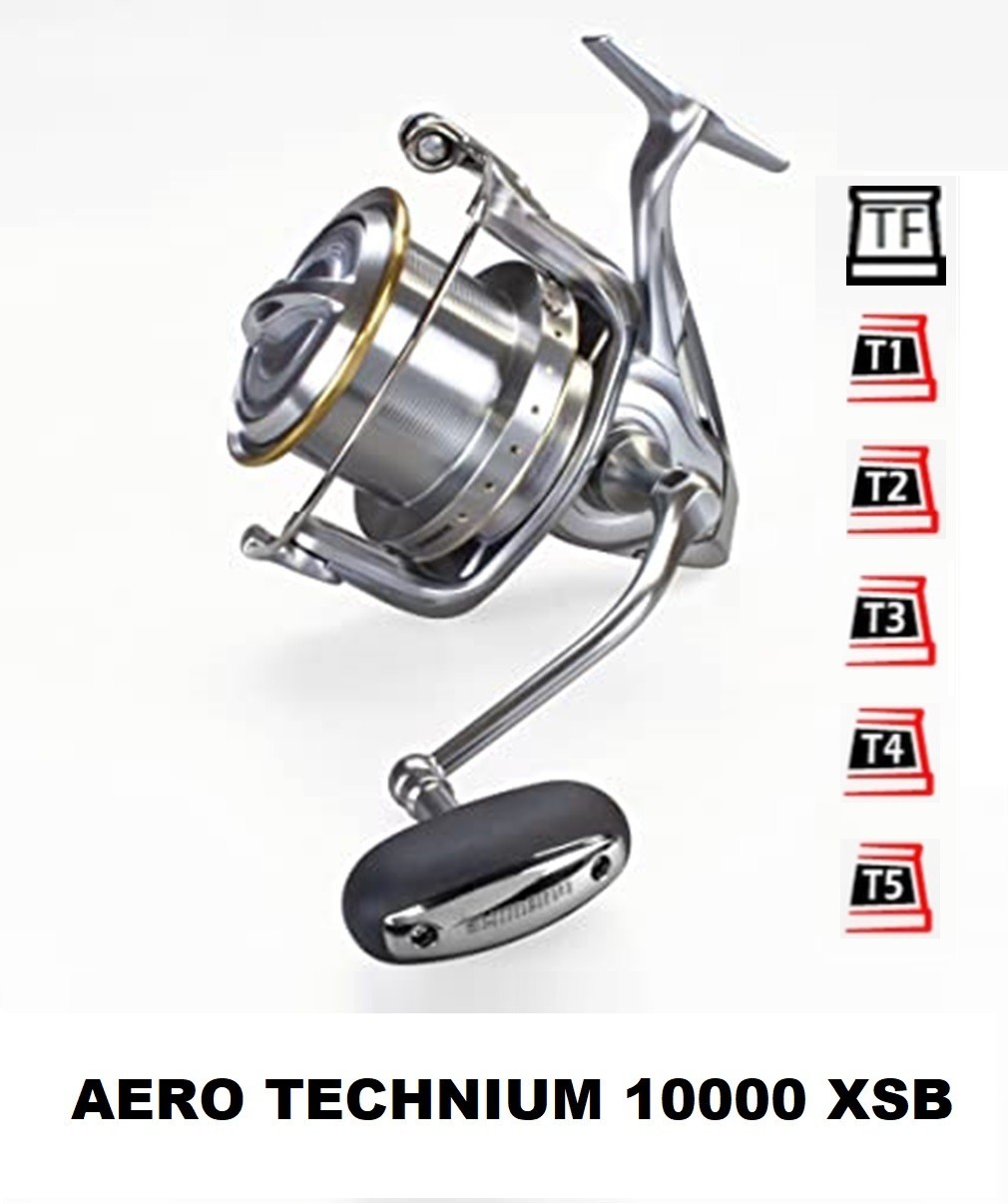 Bobines et accessoires compatibles avec moulinet shimano aero technium xsc