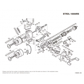 Pezzi di ricambio per Baitrunner 10000 DL-RB