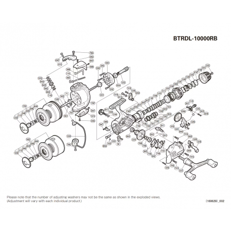 Pièces détachées Baitrunner 10000 DL-RB