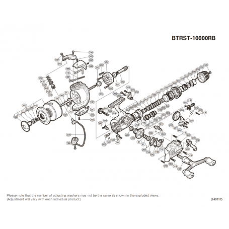 Pezzi di ricambio per Baitrunner 10000 ST-RB