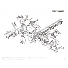 Ersatzteile für Baitrunner 6000 ST-RB Rollen