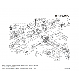 Onderdelen voor Twin Power 8000 SW C PG molens