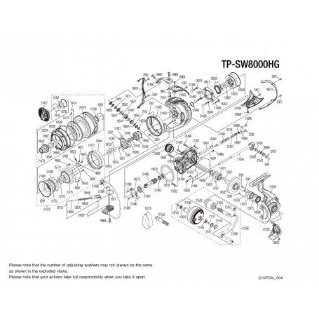 Peças de reposição para Twin Power 8000 SW C HG