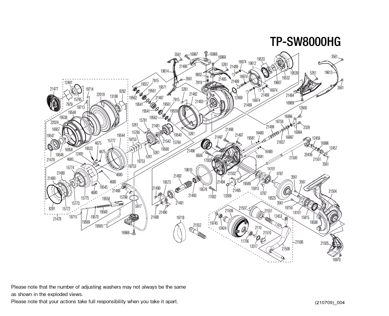 Ersatzteile für Twin Power 8000 SW C HG Rollen