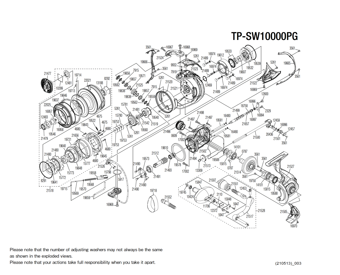 Peças de reposição para Twin Power 10000 SW C PG