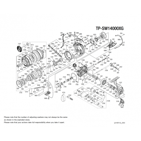 Ersatzteile für Twin Power 14000 SW C XG Rollen