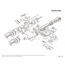 Pièces détachées Baitrunner X-Aero 10000 RA