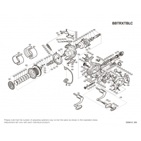 Despiece Carrete Baitrunner XTB Big Longcast 14000
