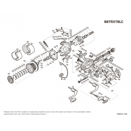 Peças de reposição para Baitrunner XTB Big Longcast 14000