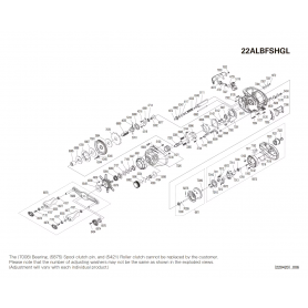 Onderdelen voor Aldebaran BFS HG Linkshandig molens