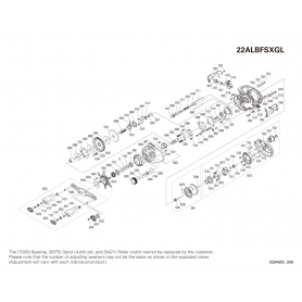 Pièces détachées Aldebaran BFS XG Gaucher