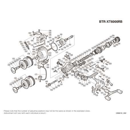 Pièces détachées Baitrunner 6000 XT-RB