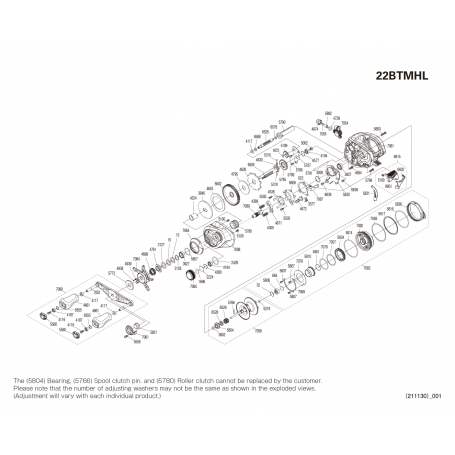 Ersatzteile für Bantam 151 HG Linkshänder Rollen