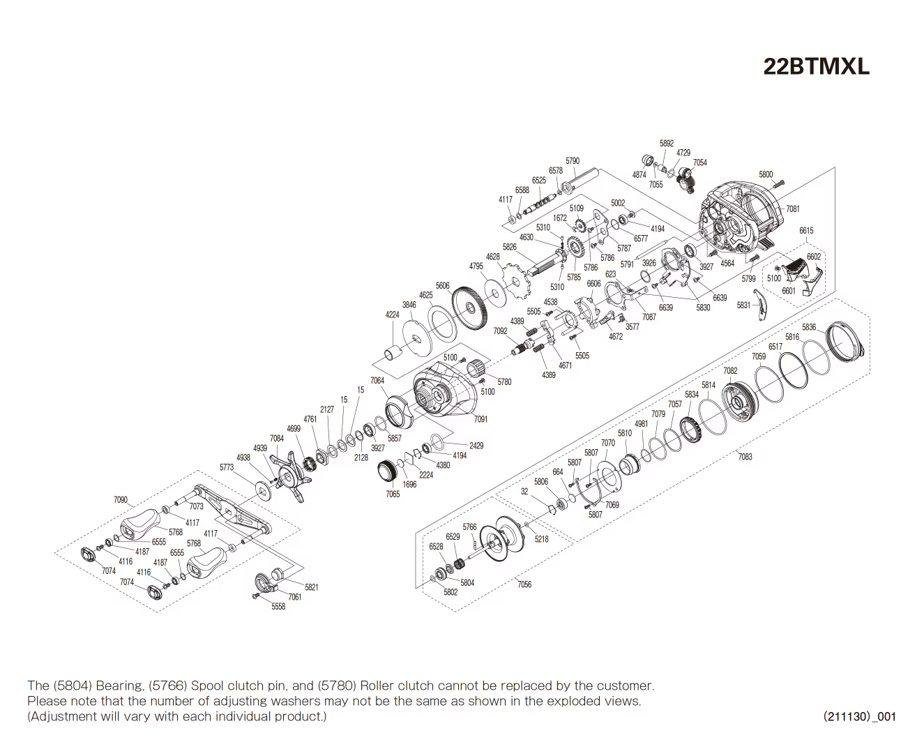 Peças de reposição para Bantam 151 XG Canhoto