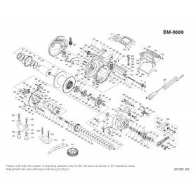 Despiece Carrete Beastmaster 9000 B Diestro