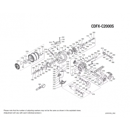 Peças de reposição para Cardiff XR C2000S