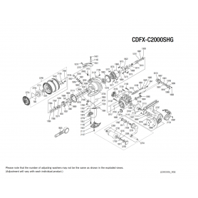 Peças de reposição para Cardiff XR C2000S HG