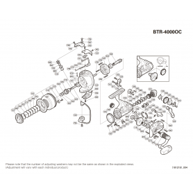 Ersatzteile für Baitrunner 4000 OC Rollen