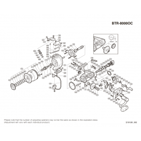 Ersatzteile für Baitrunner 8000 OC Rollen