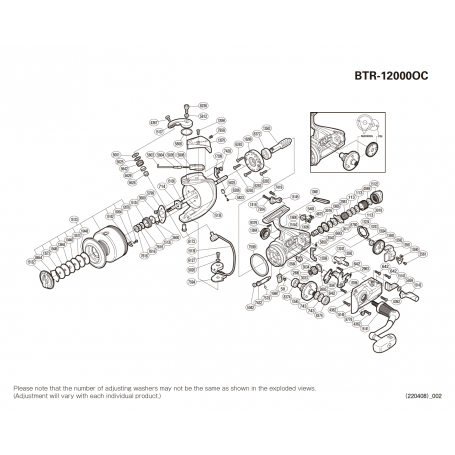 Pièces détachées Baitrunner 12000 OC