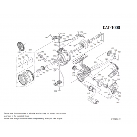 Pièces détachées Catana 1000 FE