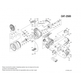 Onderdelen voor Catana 2500 FE molens