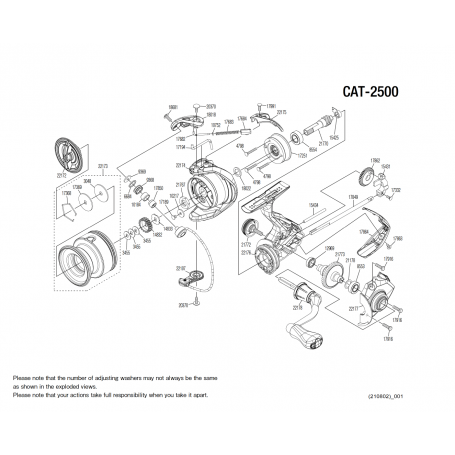 Ersatzteile für Catana 2500 FE Rollen