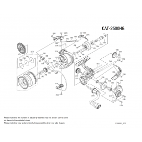 Ersatzteile für Catana 2500 FE HG Rollen