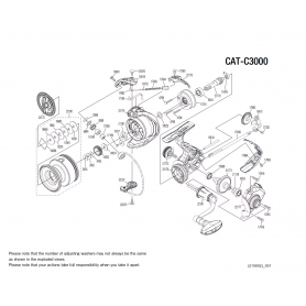 Onderdelen voor Catana C3000 FE molens
