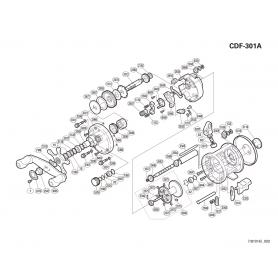 Cardiff 301 A solak Makaraları için Yedek Parçalar