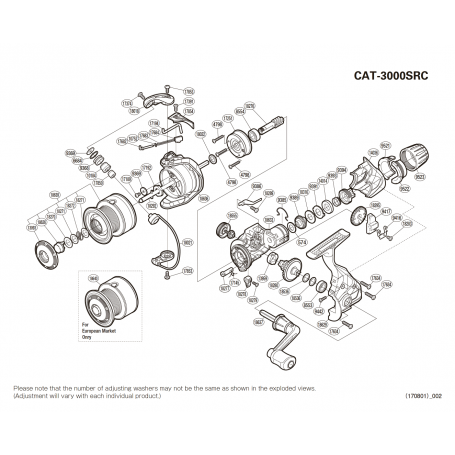 Ersatzteile für Catana 3000 RC Rollen