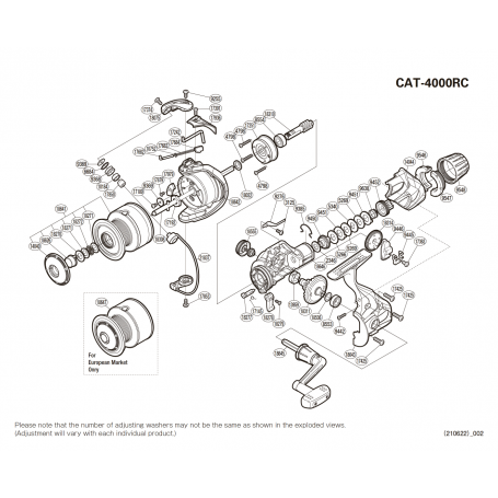 Pièces détachées Catana 4000 RC