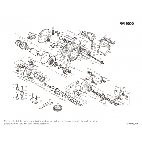 Forcemaster A Reel Spare Parts