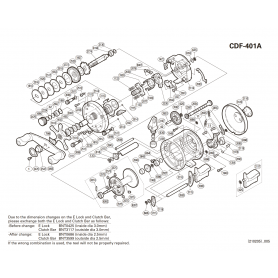 Despiece Carrete Cardiff 401 A Zurdo