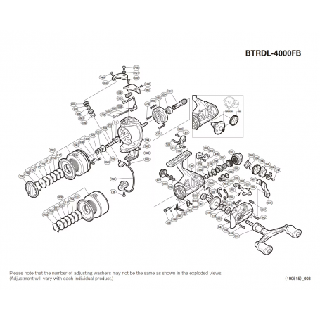 Pezzi di ricambio per Baitrunner 4000 DL-FB