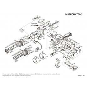 Despiece Carrete Baitrunner CI4+ XTB Medium Longcast 5500