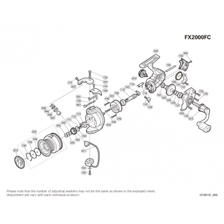 Pezzi di ricambio per FX 2000 FC