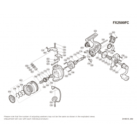 Ersatzteile für FX 2500 FC Rollen