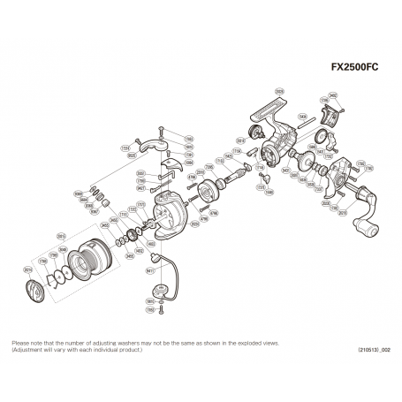 Ersatzteile für FX 2500 FC Rollen