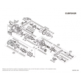 Pièces détachées Curado BFS XG droitier
