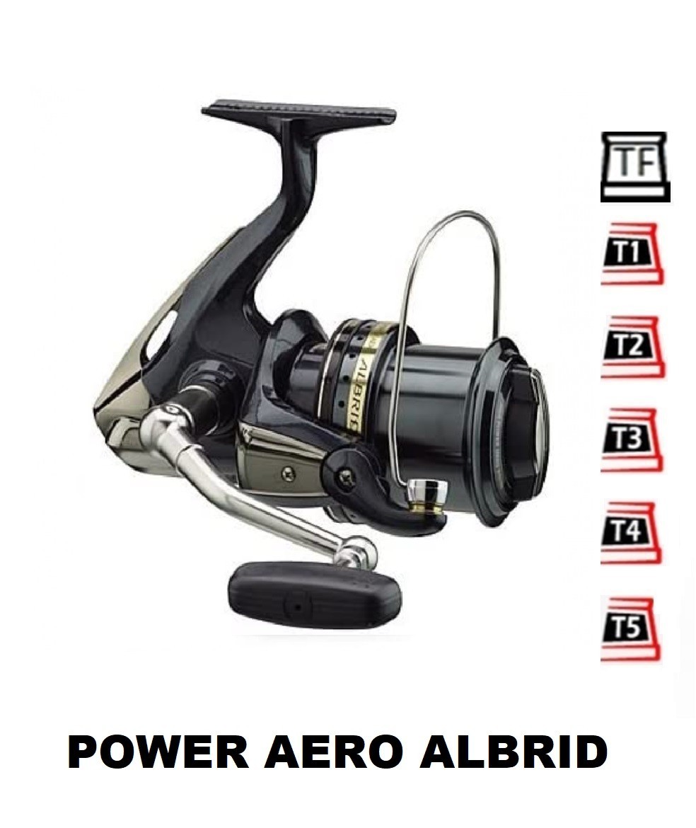 Bobines et accessoires compatibles avec moulinet shimano Power Aero Albrid