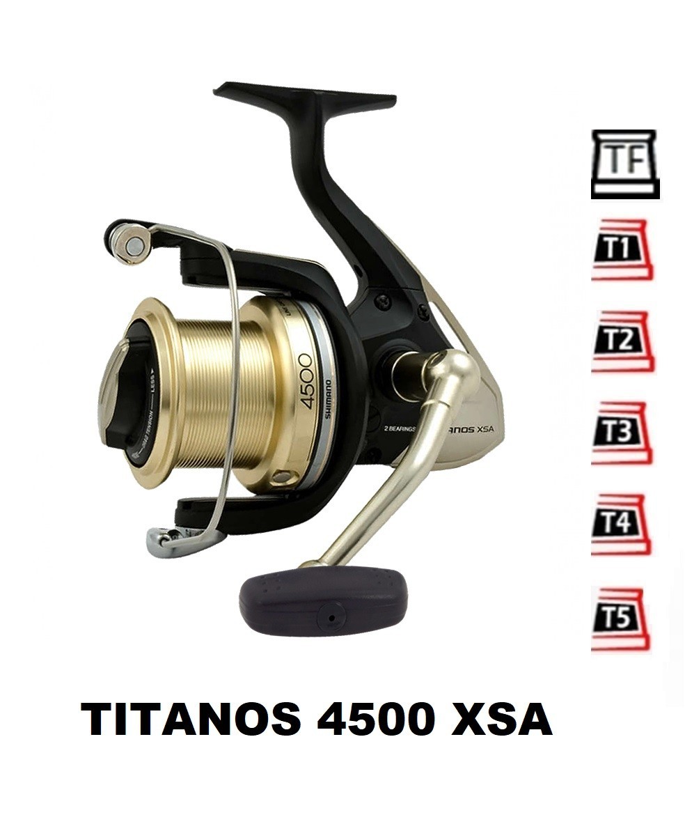 Bobines et accessoires compatibles avec moulinet Shimano Titanos 4500 XSA