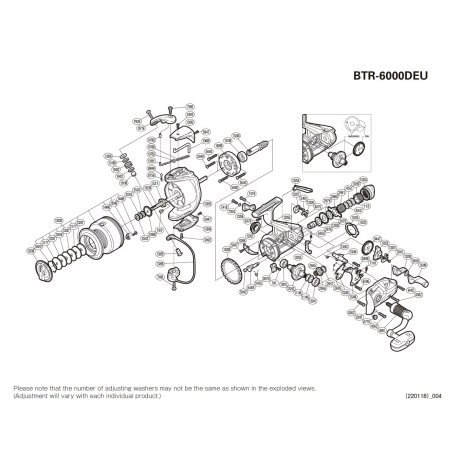 Despiece Carrete Baitrunner 6000 D EU