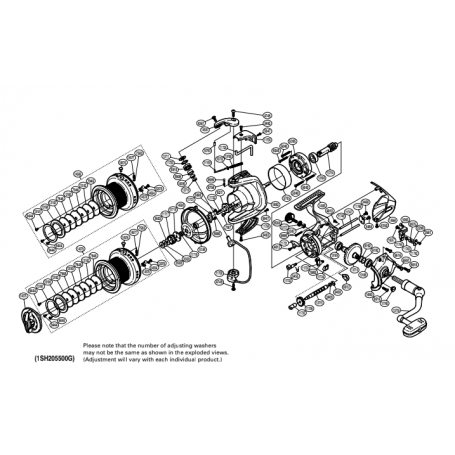 Ultegra CI4 5500 XTA Makaraları için Yedek Parçalar