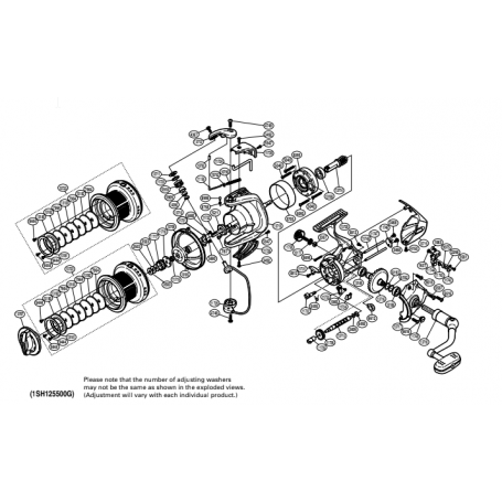 Ultegra CI4 5500 XSA Makaraları için Yedek Parçalar