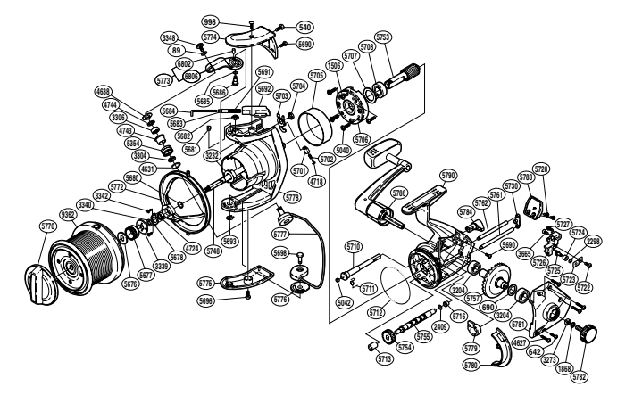 Pièces détachées Ultegra 14000 XT GR