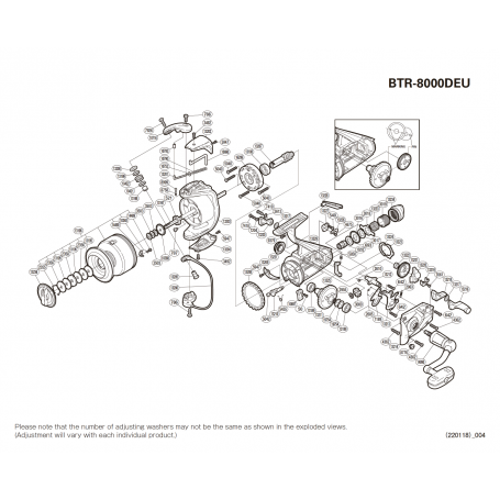 Ersatzteile für Baitrunner 8000 D EU Rollen